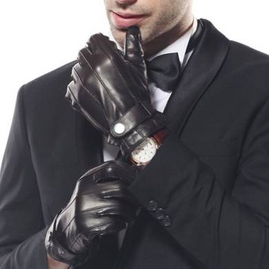 ELMA Winterhandschuhe für Herren. aus Nappaleder. mit super warmem Kaschmir-Futter