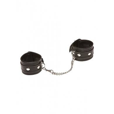 Handschellen mit Kette - in Schwarz