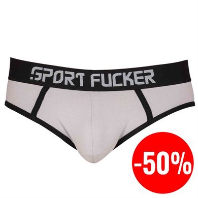 SportFucker Hooker Open Brief grey black