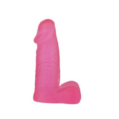 X-Skin 5 PVC Dong - Transparent Pink 1 Stück