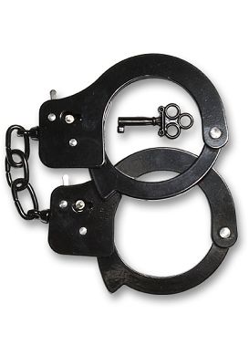 Sex Extra Love Metal Cuffs black