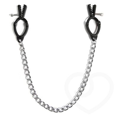Nippelklemmen mit Kette und Schraube