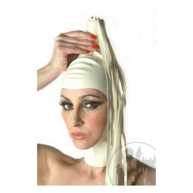 Latex Ponymaske, getaucht