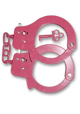 Sex Extra Love Metal Cuffs pastel-pink
