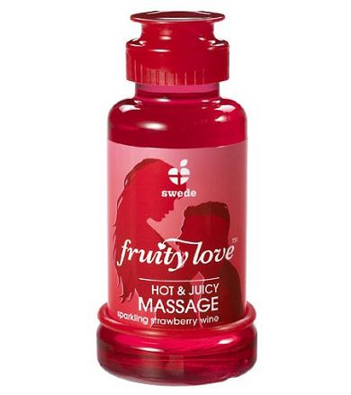 fruity love hot & juicy Massage-Lotion Erdbeer/Sekt-Aroma