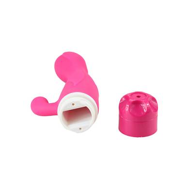 Vibrator aus Silikon in Pink