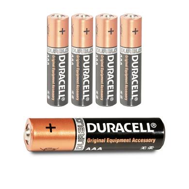 5x Duracell AAA Alkaline Micro Batterie LR3 MN2400 UM4 - 1150mAh 1,5V - 5 Stk