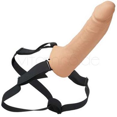 Vibrierender Latex Strap-On hohl Atelier Wilhelm
