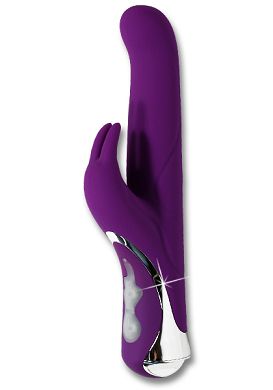 19 x 3,6 cm Shots Toys Vibrator Rechargeable Rabbit purple
