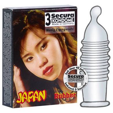 Secura Japan Rubber 3 Stck