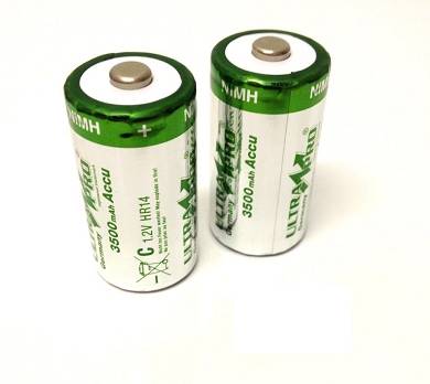 4x Baby C HR14 Batterien NiMH 1.2V Wiederaufladbare Akku Batterie 3500mAh