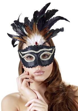 Feder-Maske