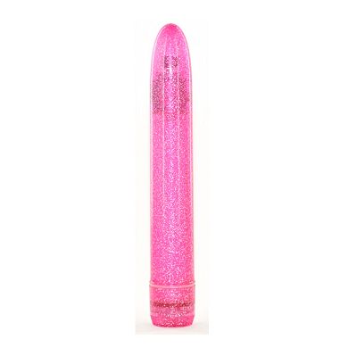 Glitter pink, 18 cm, D: 26 mm, Vibrator