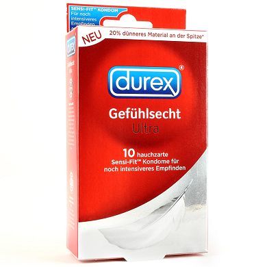 Durex Gefhlsecht - Ultra - Kondome 10er