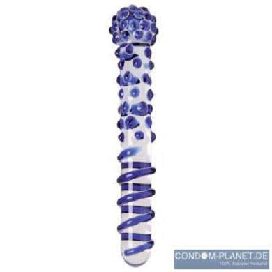 GLASSVIBRATIONS Glasdildo Blue Fantasy