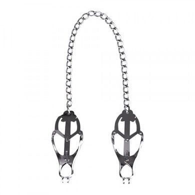 Easy Metal Nippelklemmen mit Kette aus Metall