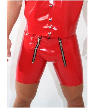Latex Herren Radhose Folds