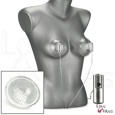 Genoppte Nippelsauger mit Vibration