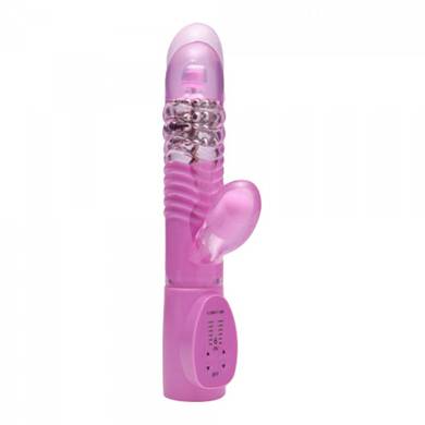Stoßender Vibrator - in Rosa