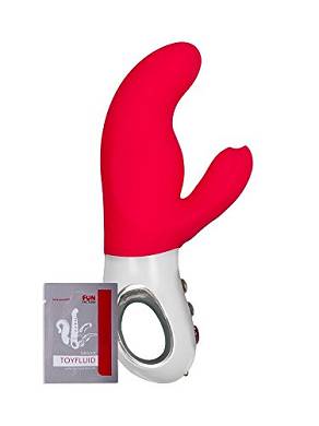 Fun Factory Miss Bi: Bunnyvibrator / G-Punkt-Vibrator. pink inkl. Gleitgel