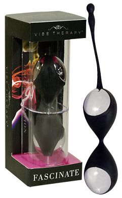 Liebeskugeln Vibe Therapy Fascinate schwarz/silber