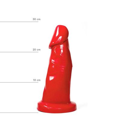 All Red Genius Dildo 39 x 8,5 cm