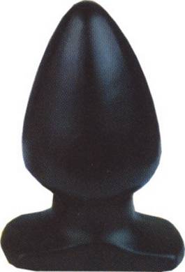 Analplug medium schwarz 9,7x5,4cm