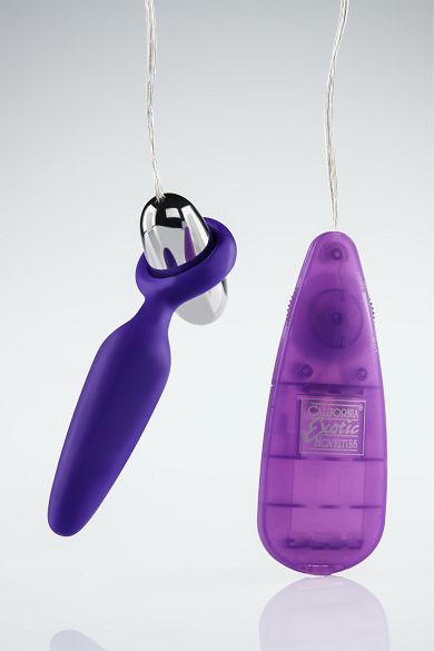 California Exotic Novelties Anal-Dildo + Vibrator-Ei 