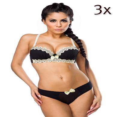 Schickes BH-Set im 3er Pack
