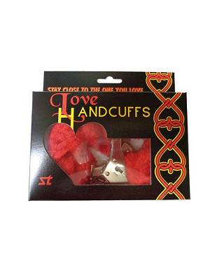 XXdreamSToys Liebes-Handschellen m. Plüsch rot
