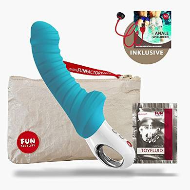 Fun Factory TIGER G5 blau Silikon XL DER Vibrator für sie groß 22.5 cm (Set ink