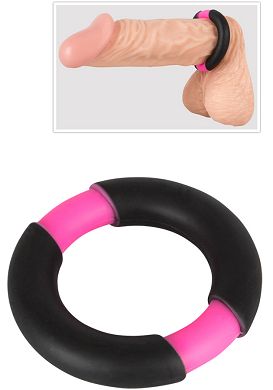 Cockring Cockstar Neon Night Silikon pink