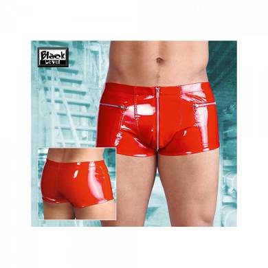 Herrenshorts Lack - in Rot