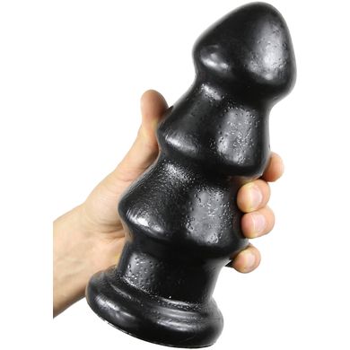 21 x 6,5 - 9,5 cm Ass Angeles Plug Compton black