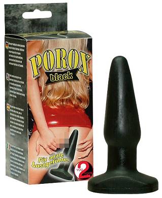 porox-black-analstpsel-mit-saugfu-in-schwarz