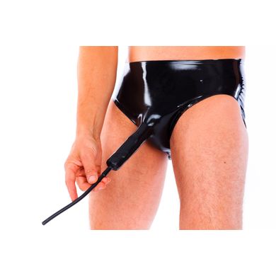 Latex Slip mit Schlauch, getaucht