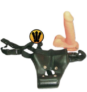 17 x 4,5 cm JELLY DONG Strap on - Umschnalldildo