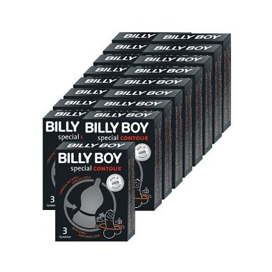 51 (17 x 3er) Billy Boy Special Contour Kondome mit Ring