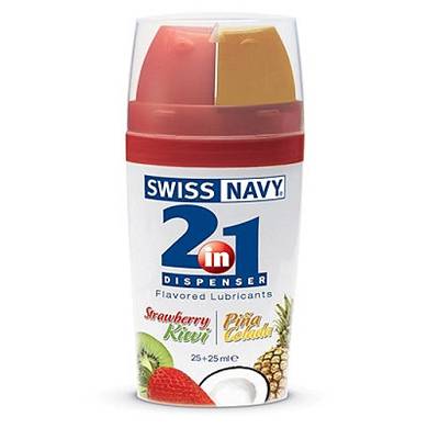 Swiss Navy 2-in-1 Gleitmittel mit Geschmack