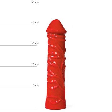 All Red Ader Dildo, 31 x 6,5 cm