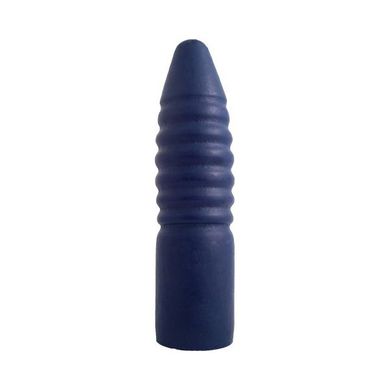 CRACKSTUFFERS Rakete Butt Plug. mittelgroß. Blau