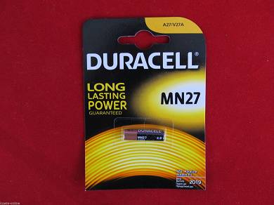 2 x MN27, Duracell, Alkaline Batterie, A27, 27A 12V KFZ Fernbedienung
