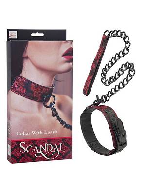 CalEx Scandal Collar with Leash