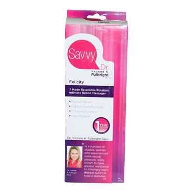 Rabbit Vibrator aus Silikon in Violett