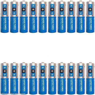 SBS® Mignon Batterien AA, 1,5 V , R6 LR6 LR06 Batterie UM3 MHD 12/2017 SB394
