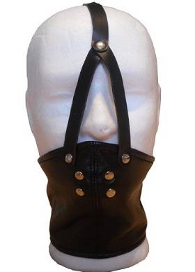 Bondage Harness Mund Knebel Maulkorb extrem mit Beißsack
