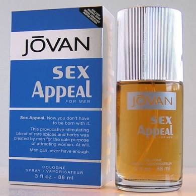 Jovan Sex Appeal for Men 88 ml Cologne Spray Neu OVP