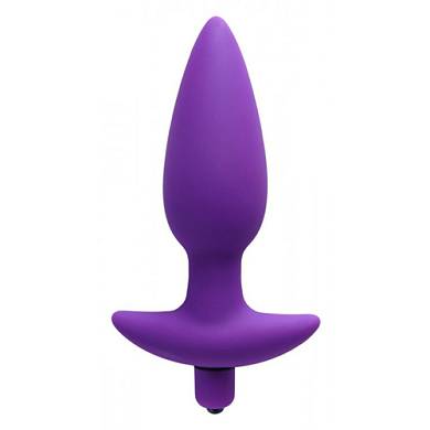 Aria Silicone Vibrating Anal Plug - Large