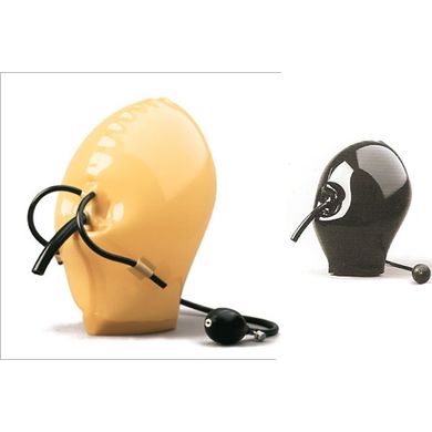 Latex Maske - aufpumpbar - mit Nasen und Mundschluchen