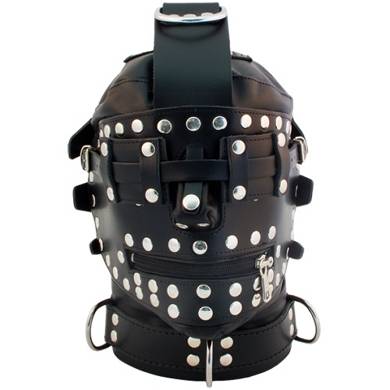 Leder Bondage Maske